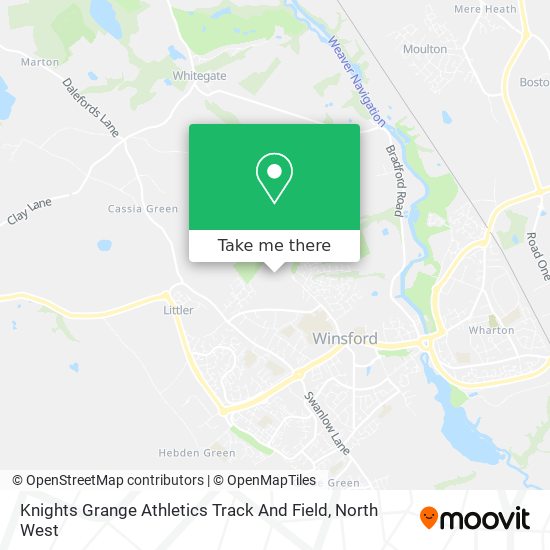 Knights Grange Athletics Track And Field map