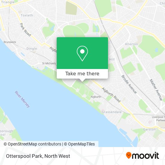 Otterspool Park map