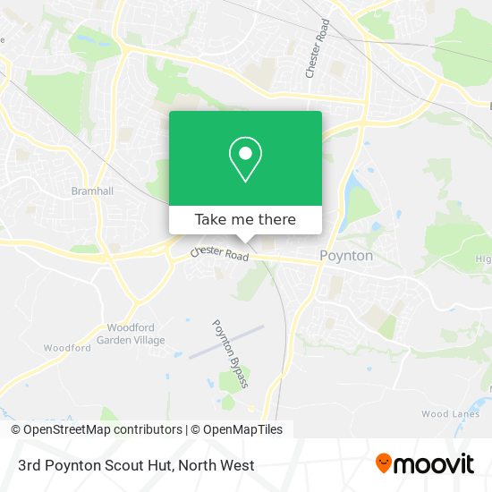 3rd Poynton Scout Hut map