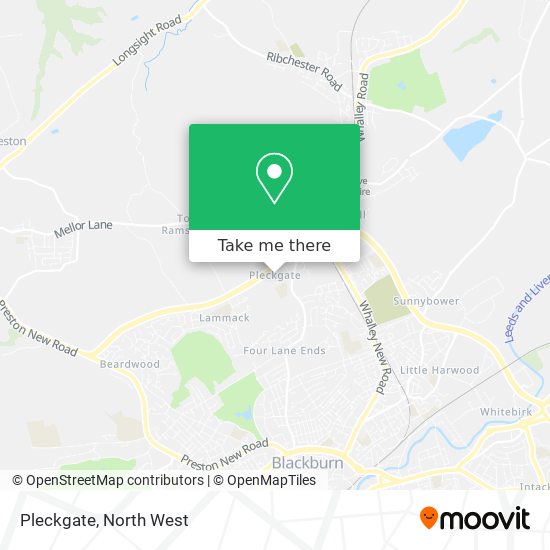 Pleckgate map