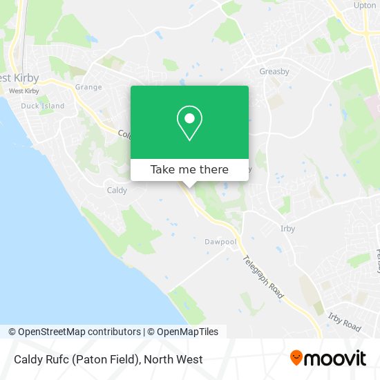 Caldy Rufc (Paton Field) map
