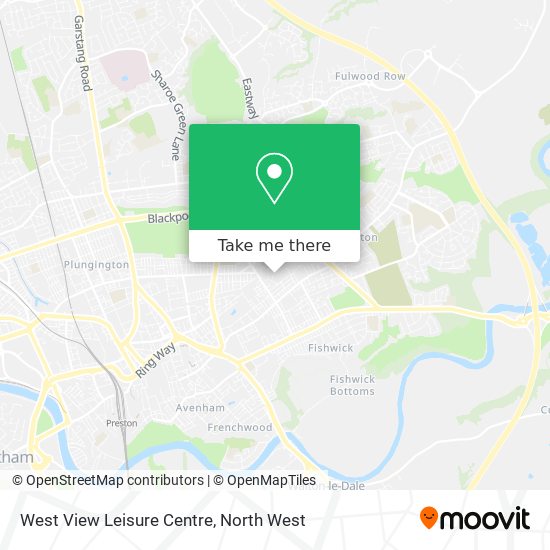 West View Leisure Centre map