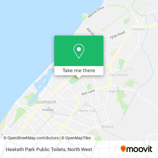 Hesketh Park Public Toilets map