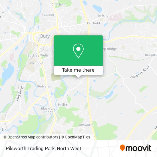 Pilsworth Trading Park map