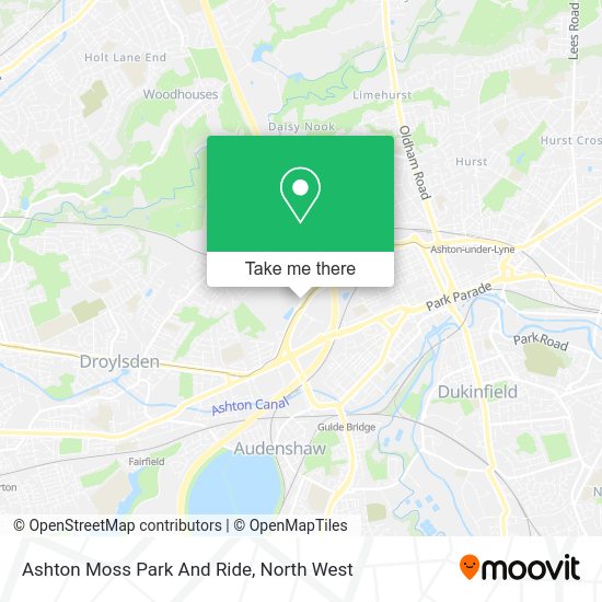 How to get to Ashton Moss Park And Ride in Ashton Under Lyne by bus