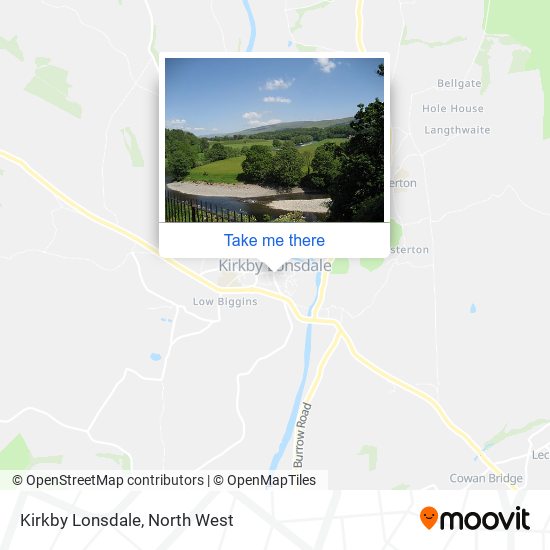 How to get to Kirkby Lonsdale in South Lakeland by bus or train?