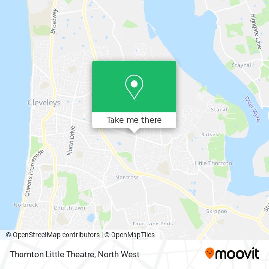 Thornton Little Theatre map