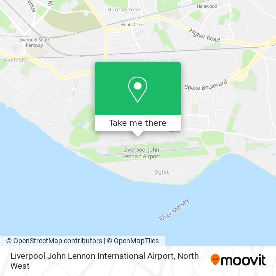 Liverpool John Lennon International Airport map