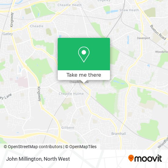 John Millington map