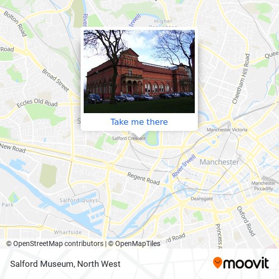 Salford Museum map