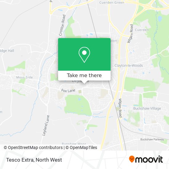 Tesco Extra map