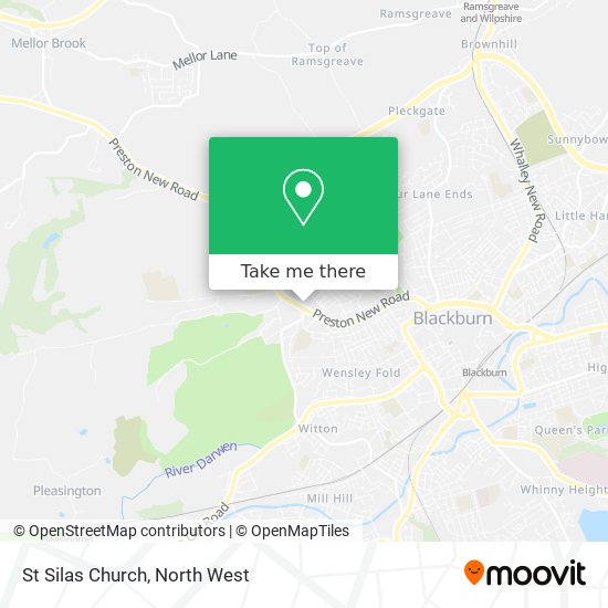 St Silas Church map