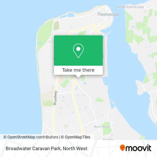 Broadwater Caravan Park map
