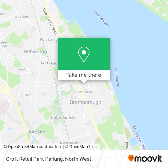 Croft Retail Park Parking map