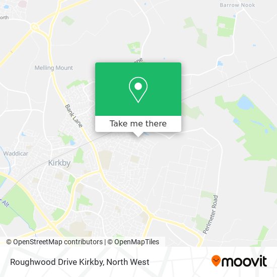 Roughwood Drive Kirkby map