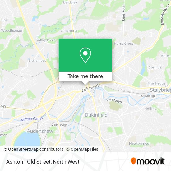 Ashton - Old Street map