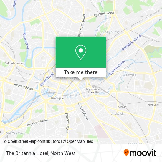 The Britannia Hotel map