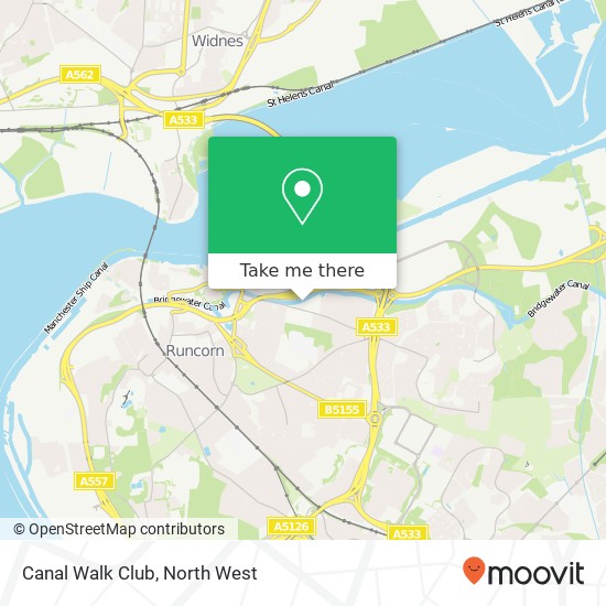 Canal Walk Club map