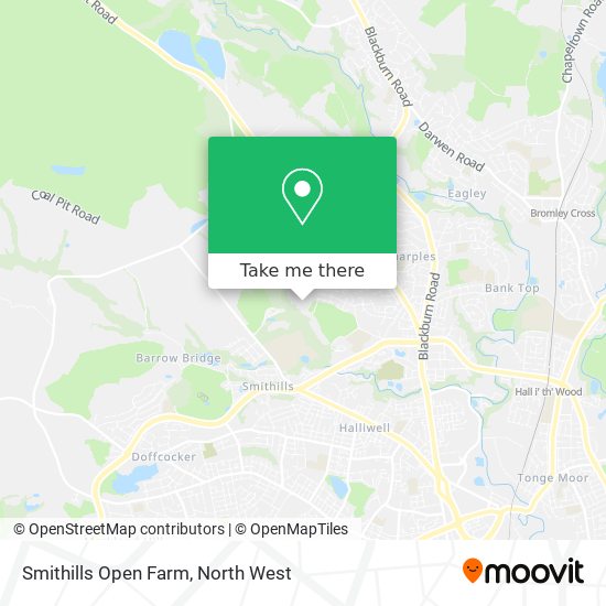 Smithills Open Farm map