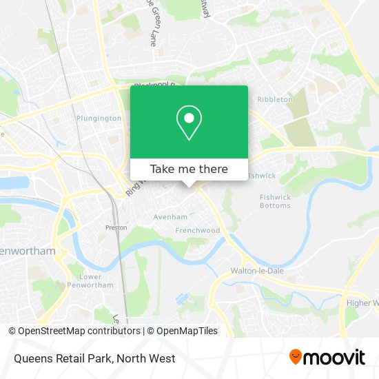 Queens Retail Park map