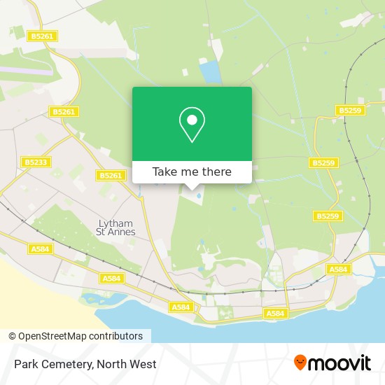 Park Cemetery map