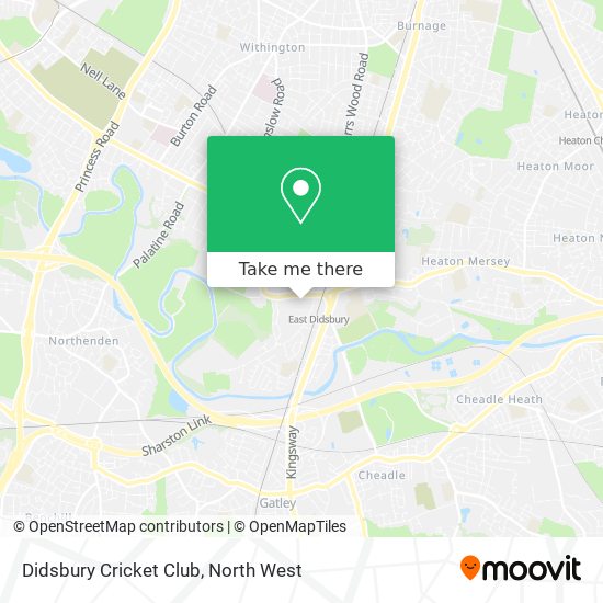 Didsbury Cricket Club map