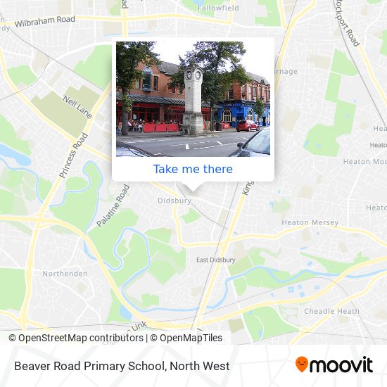 Beaver Road Primary School map