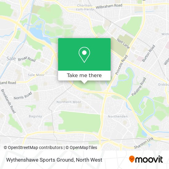 Wythenshawe Sports Ground map