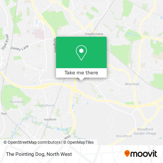 The Pointing Dog map