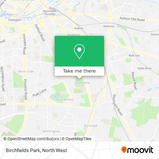 Birchfields Park map