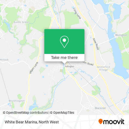 White Bear Marina map