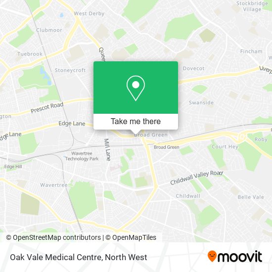 Oak Vale Medical Centre map