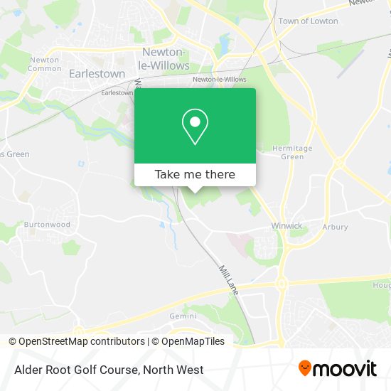 Alder Root Golf Course map