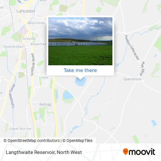 Langthwaite Reservoir map