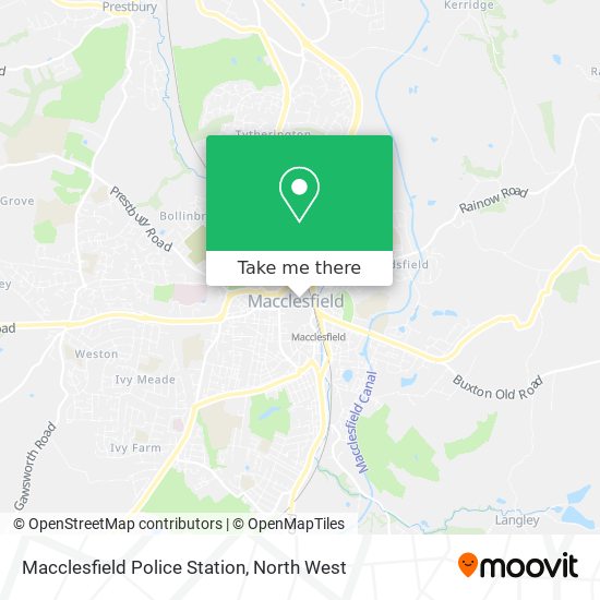 Macclesfield Police Station map