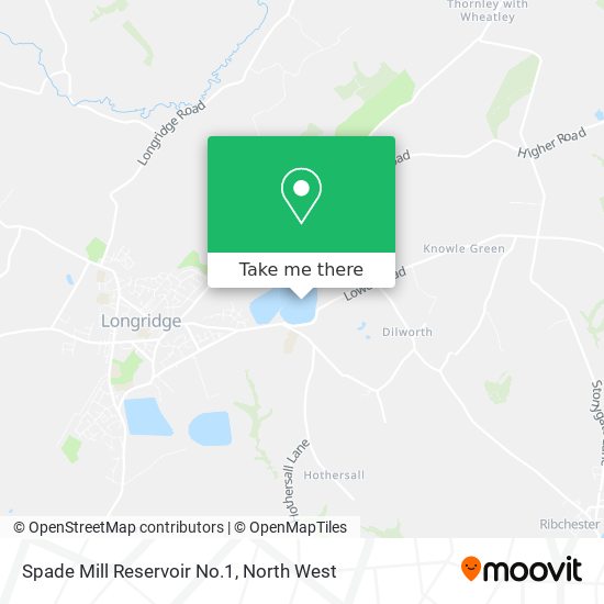 Spade Mill Reservoir No.1 map