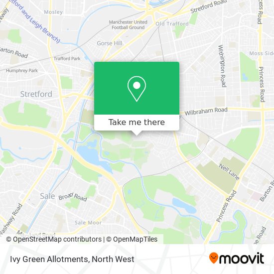 Ivy Green Allotments map