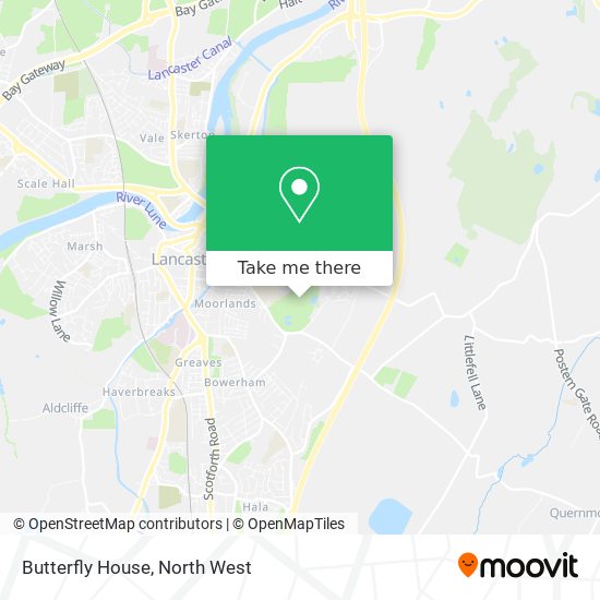 Butterfly House map