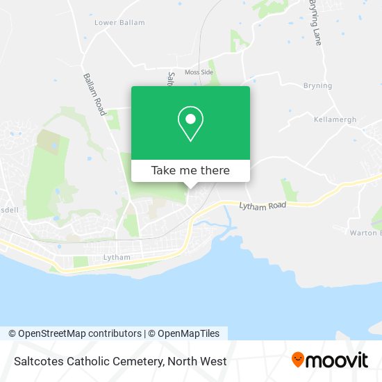 Saltcotes Catholic Cemetery map
