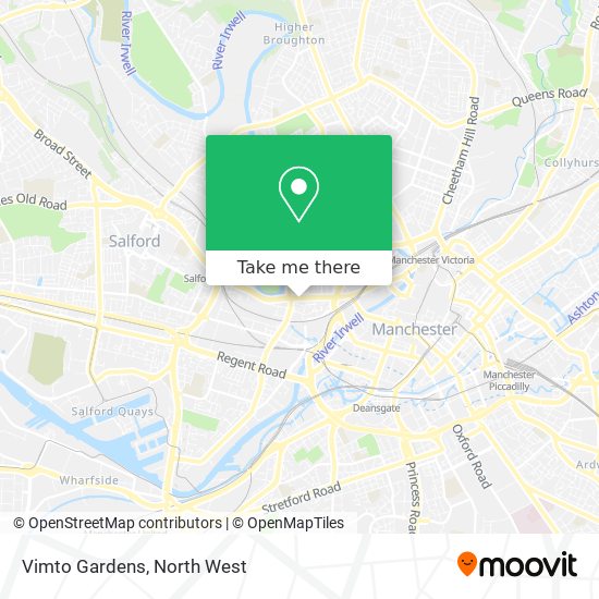 Vimto Gardens map