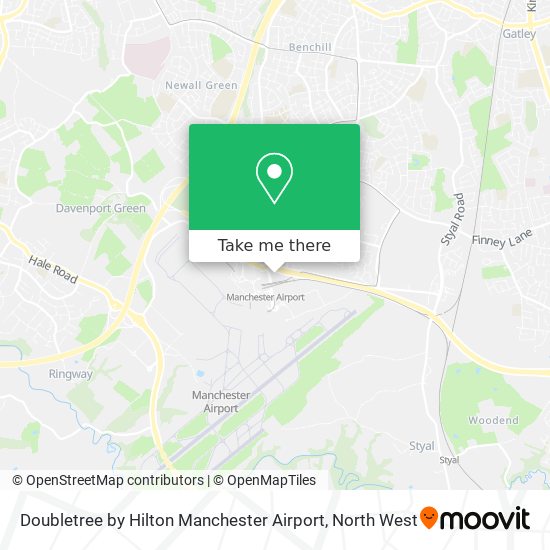 Doubletree by Hilton Manchester Airport map