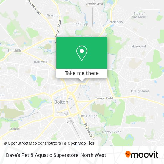 Dave's Pet & Aquatic Superstore map
