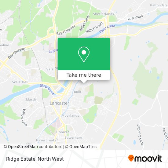 Ridge Estate map