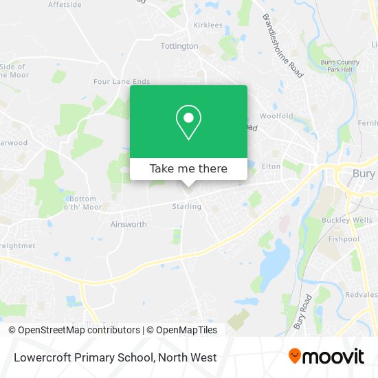 Lowercroft Primary School map