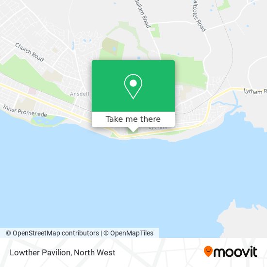 Lowther Pavilion map