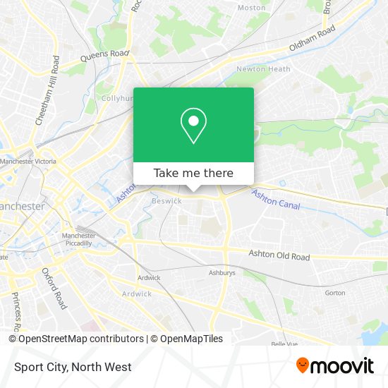 Sport City map