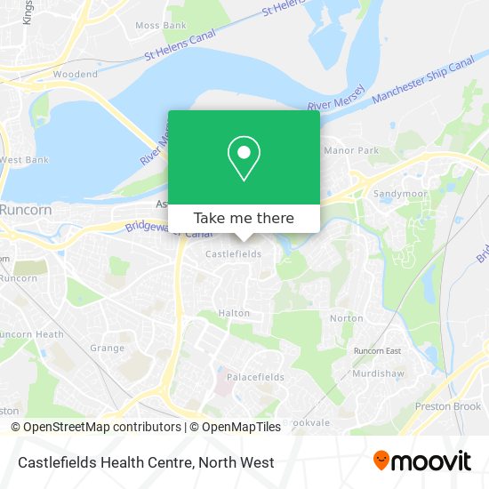 Castlefields Health Centre map