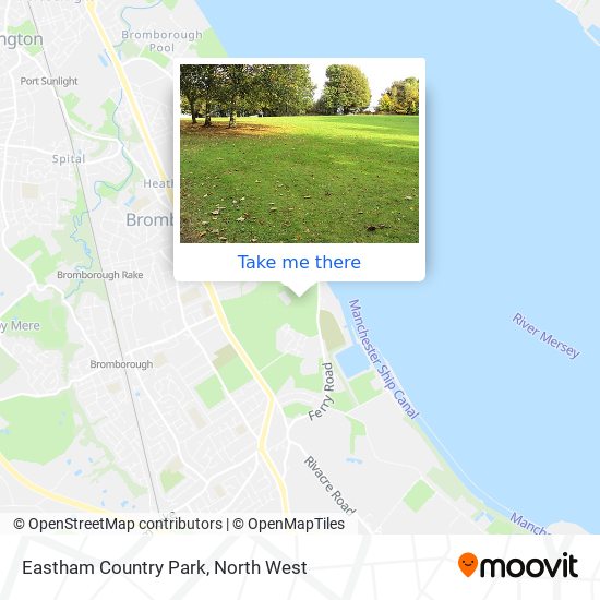 Eastham Country Park map