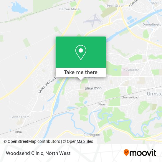 Woodsend Clinic map