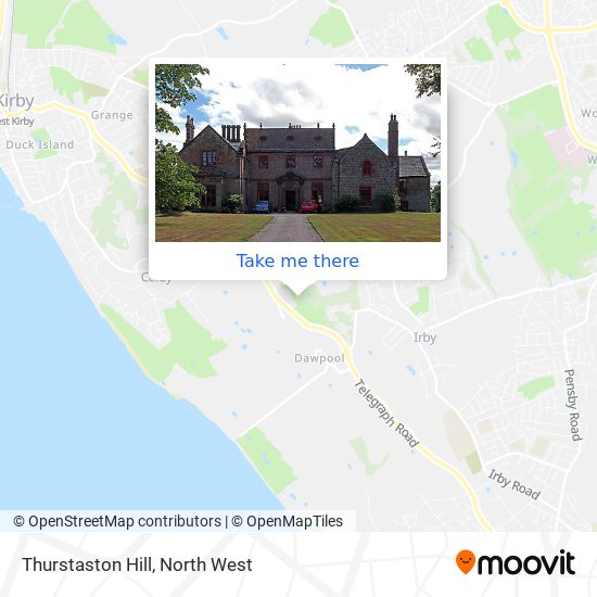 Thurstaston Hill map